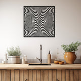 3D Circle Moves Metal Wall Art