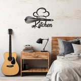 Kitchen Lettering Metal Wall Decor