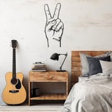 Peace Sign Metal Wall Art