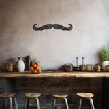 Mustache Icon Metal Wall Art