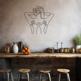 Massage Art Metal Wall Art Decor