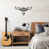 Geometric Phoenix Metal Wall Decor