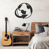 The World And Its Return Metal Wall Art