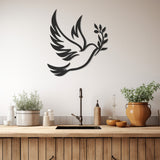 Bird Line Art Metal Wall Art