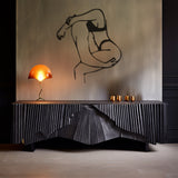 Lime Art Metal Wall Decor Art With Embracing Bodies