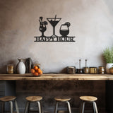 Happy Hour Lettering Metal Wall Decor
