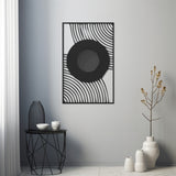 Circular Patterns Table Metal Wall Art