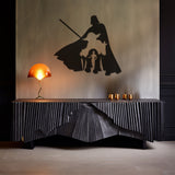 Silhouette Of Star Wars Characters Metal Wall Art Decor