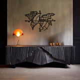 Directional Compass Metal Wall Art