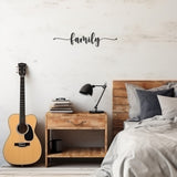 Metal Wall Decor With Family Inscription