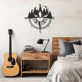 Compass Metal Wall Decor