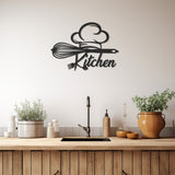 Kitchen Lettering Metal Wall Decor