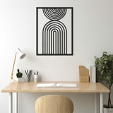 Decorative Shapes And Frame Metal Wall Art