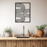 Decorative Path And Frame Metal Wall Art