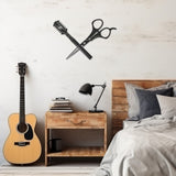 Scissors, Hairdresser Materials Metal Wall Art
