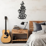 Cup Glasses Metal Wall Art