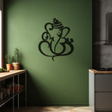 Elephant Line Art Metal Walll Decor