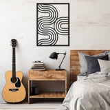 Decorative Path And Frame Metal Wall Art