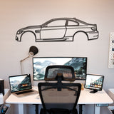 M3 E92 Metal Silhouette