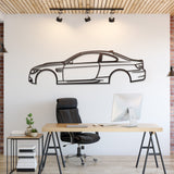 M3 E92 Metal Silhouette