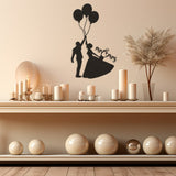 Just Married Metal Wall Art, Perfect Wedding Gift