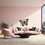 Modern Butterfly Metal Wall Art, Nature-Inspired Home Decor