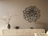 Elegant Lotus Metal Wall Art for Spa, Yoga Studio - Zen Garden Decor