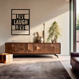 Live Laugh Love, Metal Wall Art for Cozy Home Decor
