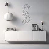 Mother Child Love Wall Art, Maternity Metal Decor