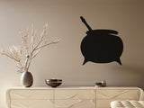 Cauldron Metal Wall Art for Kitchen, Dining Area - Rustic Home Decor