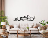Formula 1 Metal Silhouette