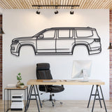 2022 Grand Wagoneer WS (4th Gen) Metal Silhouette