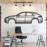 2020 Cayenne Coupe 3rd Gen Metal Silhouette