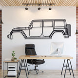 2012 Wrangler Rubicon Metal Silhouette