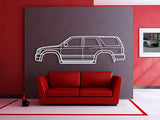 Toyota 4Runner 3rd Gen (N180) 1996 Metal Silhouette